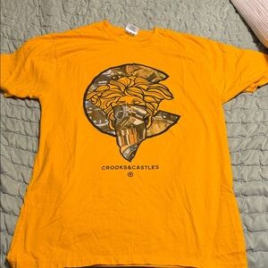 Crooks & Castles Mustard Graphic Tee